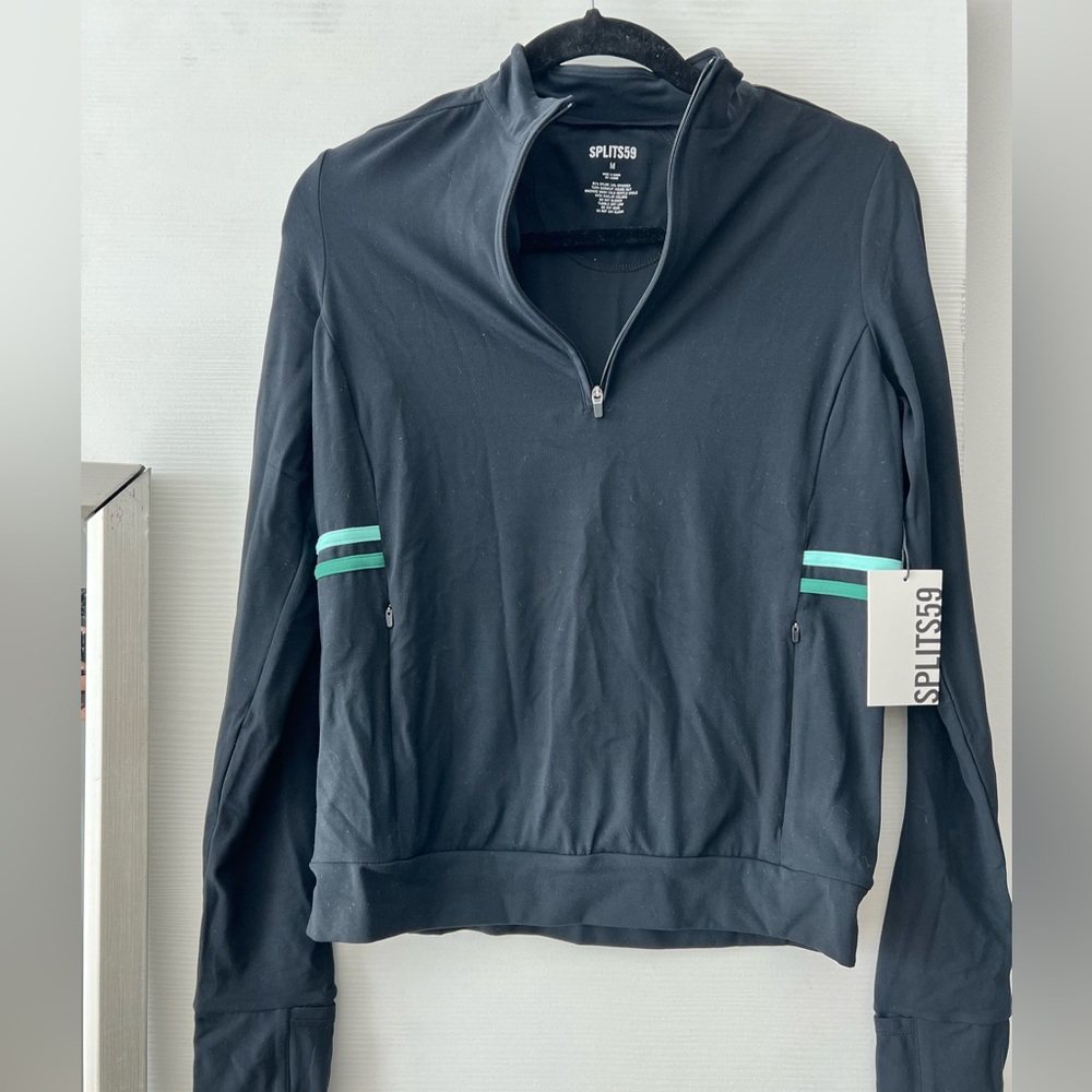 Rain Airweight Full Length Quarter Zip Shirt by Splits59